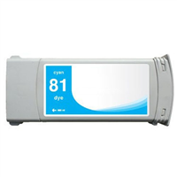 Hp 81 Cyan Cartucho De Tinta Compatible C4931a