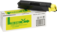 Kyocera Tk590 Amarillo Cartucho De Toner Original - 1T02kvanl0 Tk590y