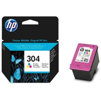 Hp 304 Color Cartucho De Tinta Original - N9k05ae