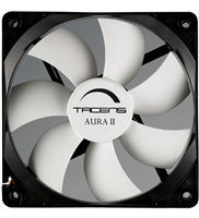 Tacens Aura Ii Ventilador 120Mm - Carcasa Negra, Aspas Blancas - Velocidad Max. 1200Rpm