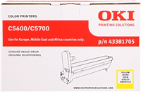 OKI-C5600/C5700-AMARILLO-TAMBOR-DE-IMAGEN-ORIGINAL-43381705-(DRUM)43381705 5031713031451