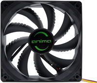 Tacens Anima Af8 Ventilador 80Mm - Carcasa Y Aspas Negras - Velocidad Max. 1800Rpm
