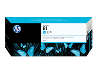 Hp 81 Cyan Cartucho De Tinta Original - C4931a