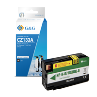 Gg Hp 711Xl Negro Cartucho De Tinta Pigmentada Compatible - Reemplaza Cz133a Cz129a
