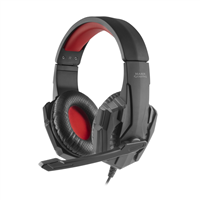 Mars Gaming Mh020 Auriculares Gaming Con Microfono Plegable - Diadema Ajustable - Almohadillas Acolchadas - Control En Cable - Cable De 2M