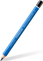 Staedtler Mars Lumograph Jumbo 100J Lapiz De Grafito - Mina 2B - Acabados Metalicos - Diametro De Mina 5.3Mm Aprox - Madera De Bosques Sostenibles
