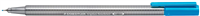 Staedtler Triplus Fineliner 334 Rotulador De Punta Fina - Trazo De 0.3Mm - Tinta Base De Agua - Color Cian