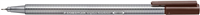 Staedtler Triplus Fineliner 334 Rotulador De Punta Fina - Trazo De 0.3Mm - Tinta Base De Agua - Color Sepia Calido
