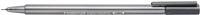 Staedtler Triplus Fineliner 334 Rotulador De Punta Fina - Trazo De 0.3Mm - Tinta Base De Agua - Color Gris