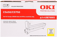 OKI-C5650/C5750-AMARILLO-TAMBOR-DE-IMAGEN-ORIGINAL-43870005-(DRUM)43870005 5031713040095