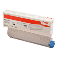 Oki C823 C833 C843 Negro Cartucho De Toner Original - 46471104