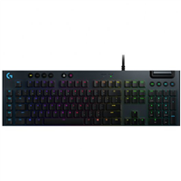 Logitech G815 Teclado Mecanico Gaming Usb - Teclas Mecanicas Gl Tactil - Iluminacion Rgb Lightsync - Superficies De Metal - Cable De 1.80M - Color Negro