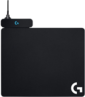 Logitech Powerplay Base Con Sistema De Carga Inalambrica Para Raton - Compatible Con G703 G903 - Incluye 2 Alfombrillas Rigida Y Flexible - Iluminacion Rgb Del Logotipo - 32X34x0.2Cm - Cable De 1.83M - Color Negro