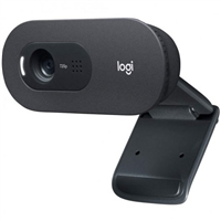Logitech C505 Webcam Hd 720P Usb - Microfono De Gran Alcance - Campo Visual Diagonal De 60 - Enfoque Fijo - Cable De 2M - Color Negro