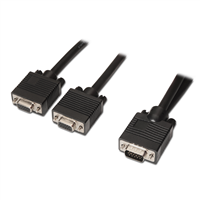 Aisens Cable Bifurcador Svga - Hdb15 M-2Xhdb15 H - 45Cm - Color Negro