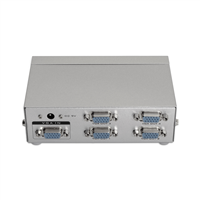 Aisens Svga Duplicador Para 4 Monitores Con Alimentacion - Color Plata