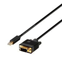 Aisens Cable Conversor Mini Displayport A Vga - Mini Dp M-Vga M - 2.0M - Color Negro